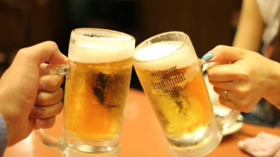 ビアガーデンで、こんな話が聞けました